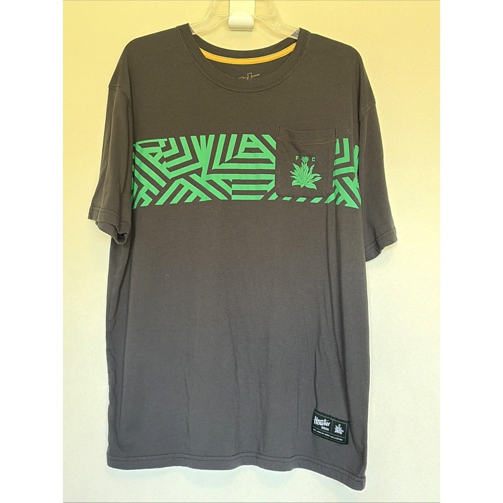 Howler Bros Austin FC Soccer 2022 Verde Collection Pocket Tee T-Shirt Mens XL